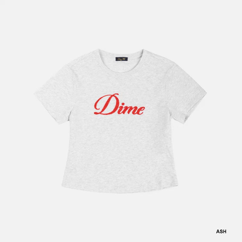 Dime MTL(ダイム)/ CURSIVE CROCHET TEE -2COLOR- (LADIES)