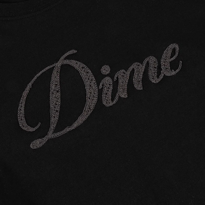 Dime MTL(ダイム)/ CURSIVE CROCHET TEE -2COLOR- (LADIES)