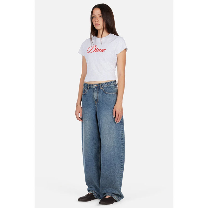 Dime MTL(ダイム)/ CURSIVE CROCHET TEE -2COLOR- (LADIES)