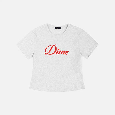 Dime MTL(ダイム)/ CURSIVE CROCHET TEE -2COLOR- (LADIES)