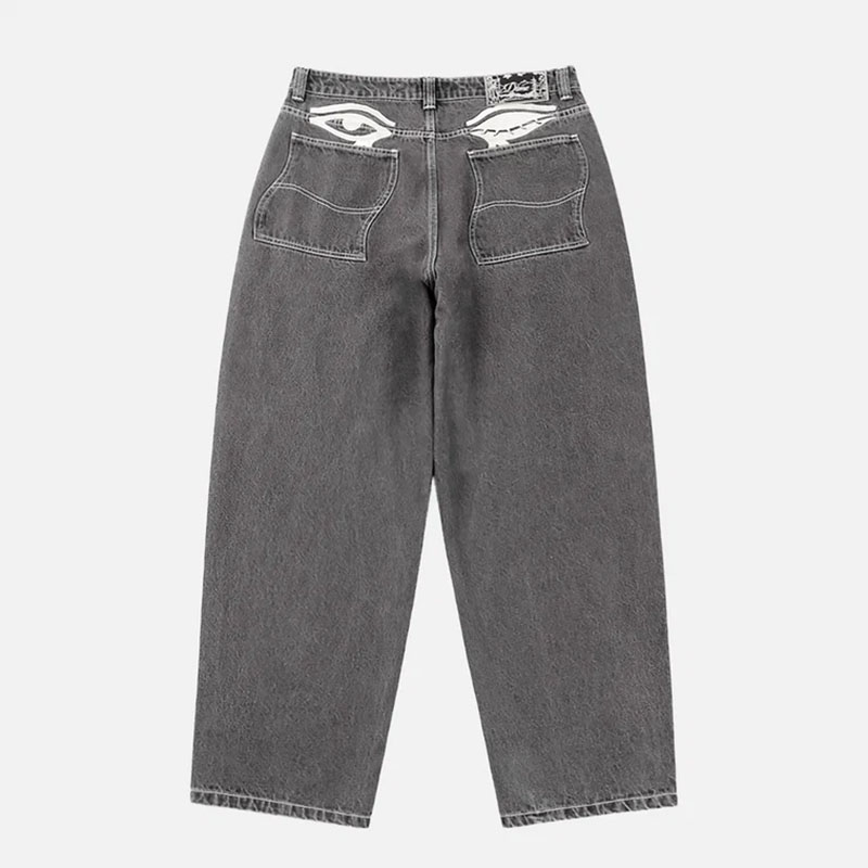 Dime MTL(ダイム)/ BAGGY WINK DENIM PANTS -WASHE BLACK-