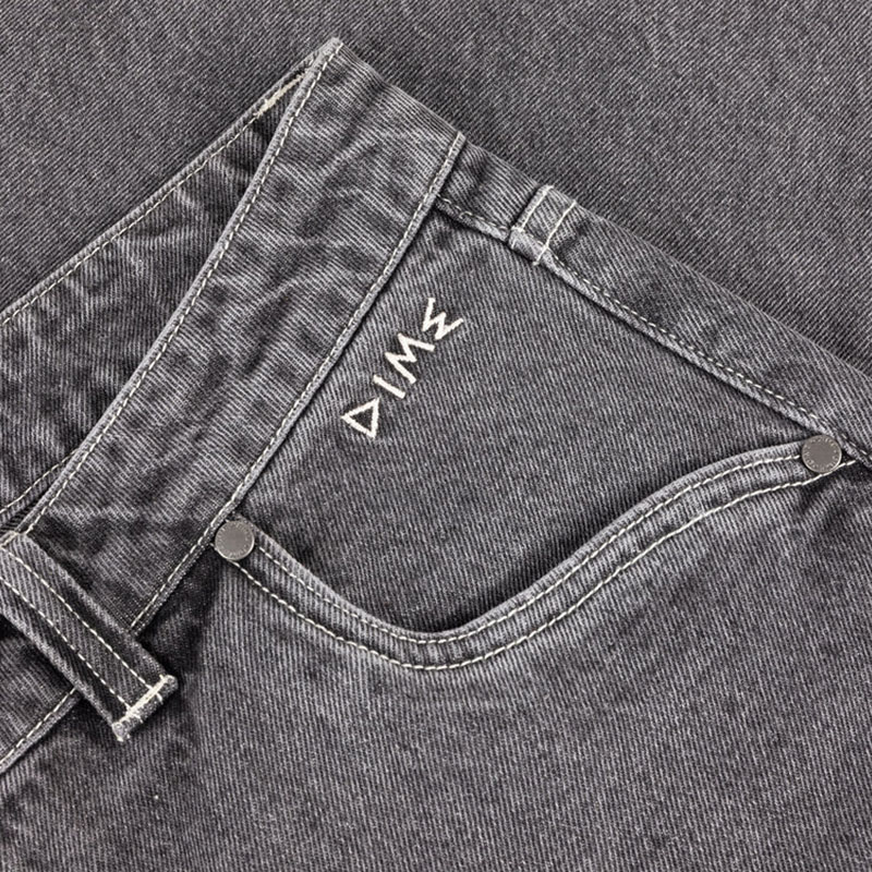 Dime MTL(ダイム)/ BAGGY WINK DENIM PANTS -WASHE BLACK-