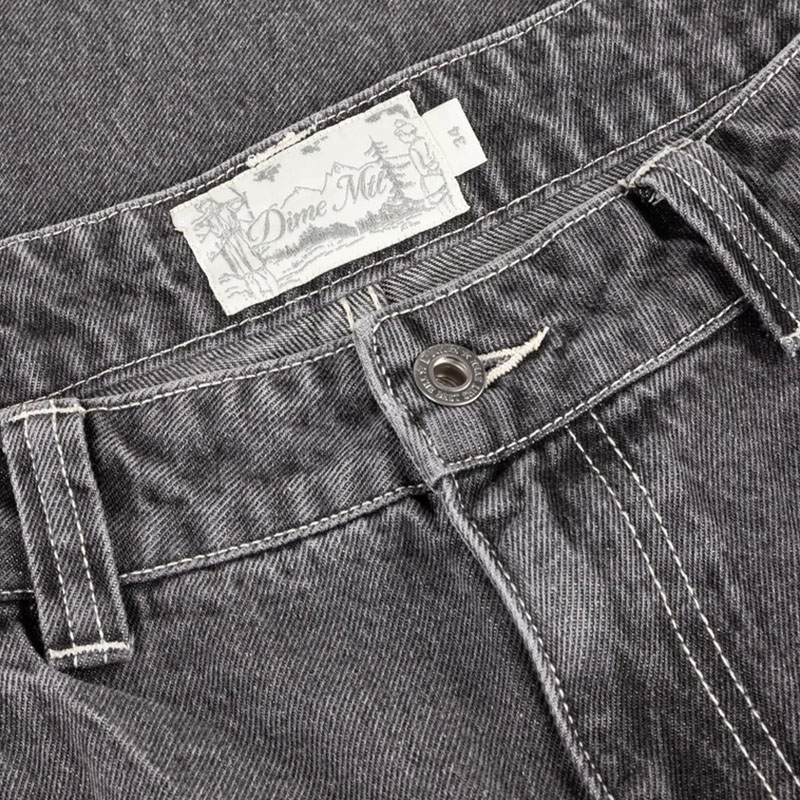 Dime MTL(ダイム)/ BAGGY WINK DENIM PANTS -WASHE BLACK-