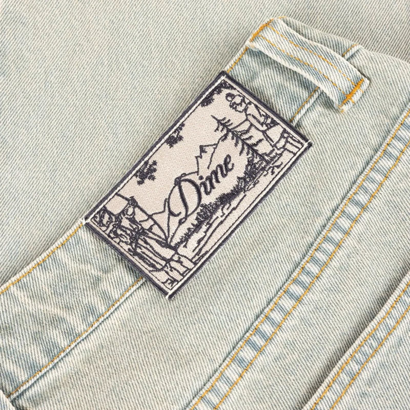 Dime MTL(ダイム)/ RELAXED DENIM PANTS -SANDBLASTED SKY BLUE-
