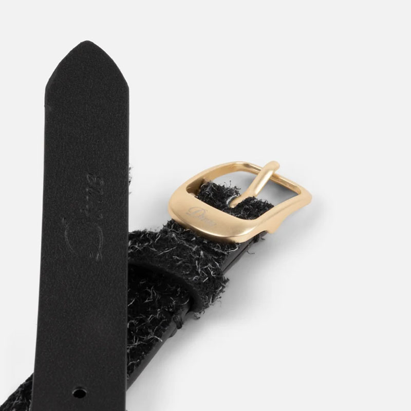 Dime MTL(ダイム)/ DRESS LEATHER BELT -BLACK-