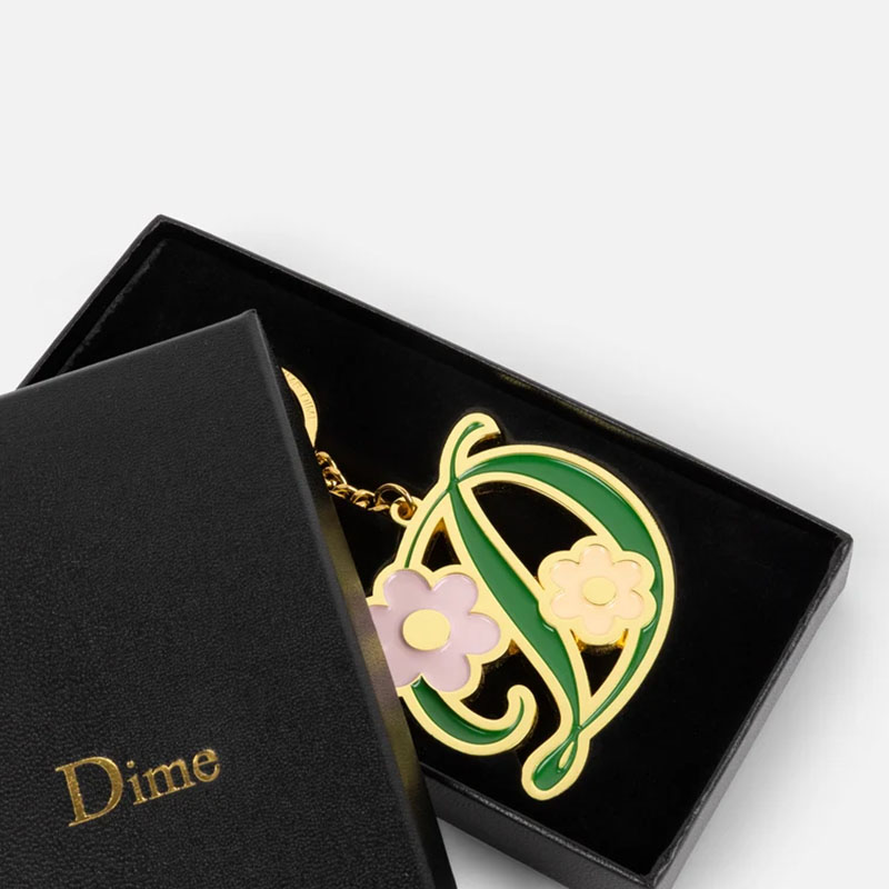 Dime MTL(ダイム)/ OVERSIZED FLORAL KEYCHAIN -2COLOR-