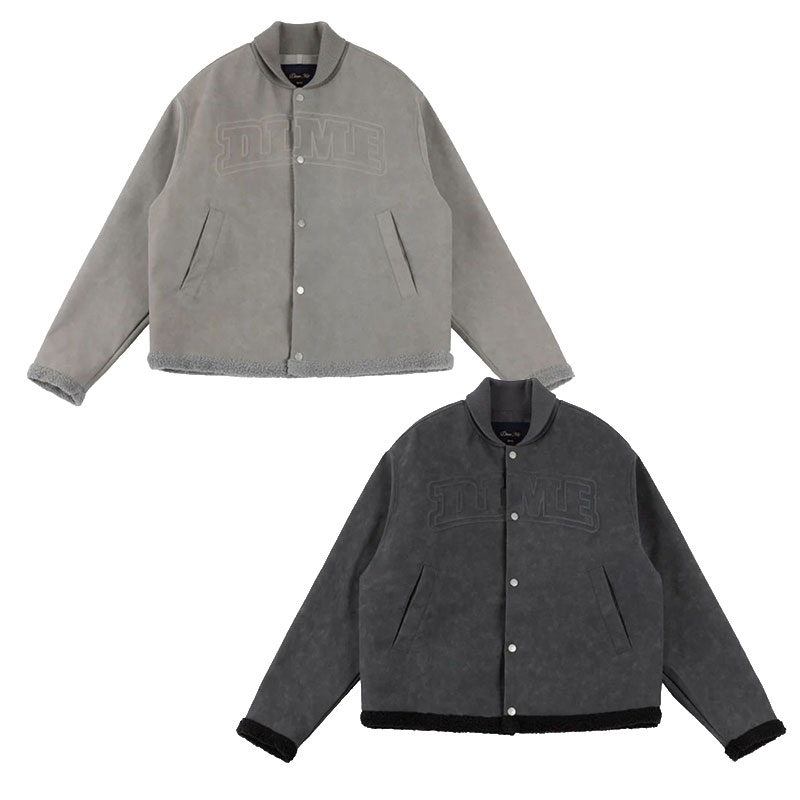 Dime MTL(ダイム)/ FAUX SUEDE VARSITY JACKET -2.COLOR-