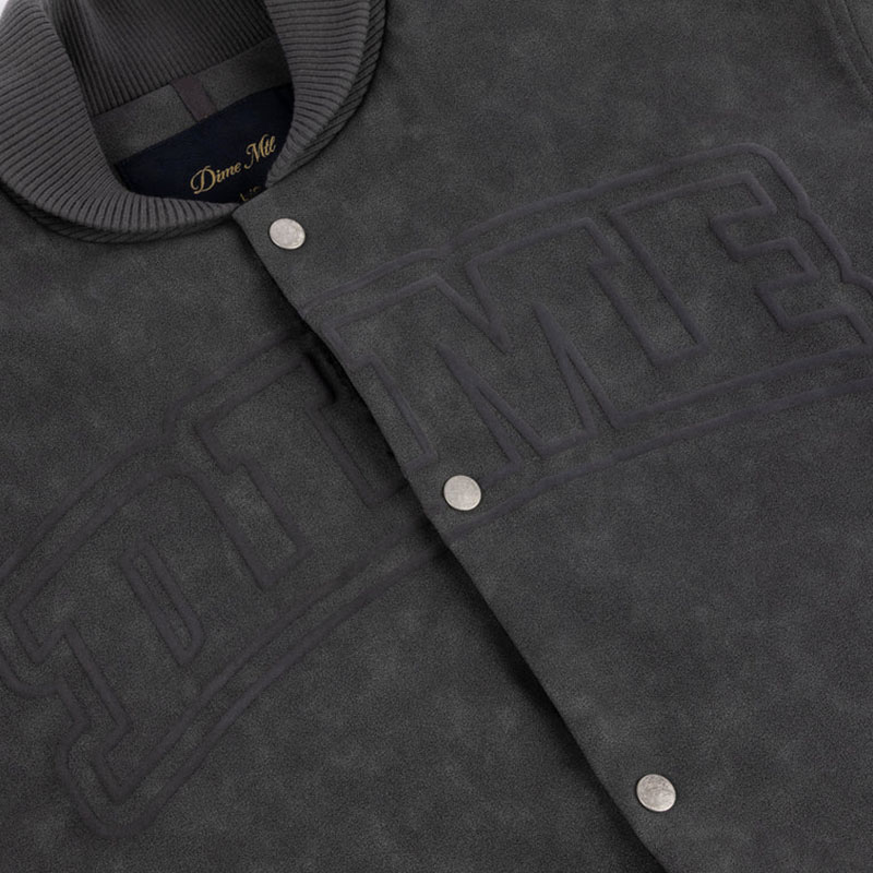 Dime MTL(ダイム)/ FAUX SUEDE VARSITY JACKET -2.COLOR-