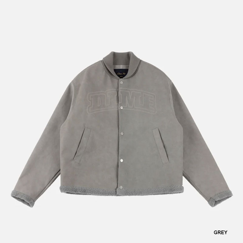 Dime MTL(ダイム)/ FAUX SUEDE VARSITY JACKET -2.COLOR-