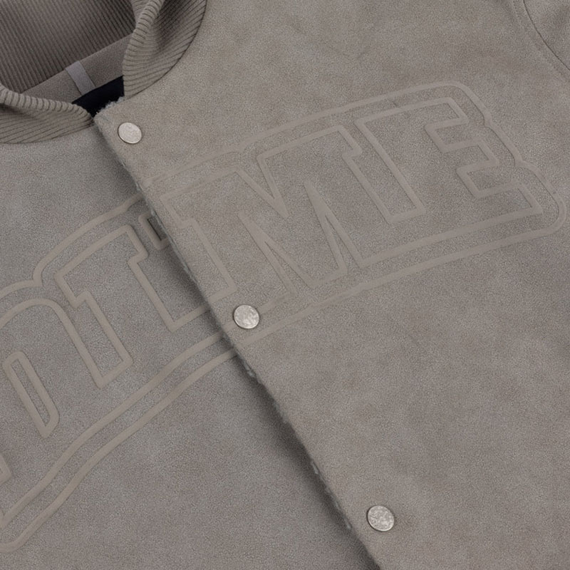 Dime MTL(ダイム)/ FAUX SUEDE VARSITY JACKET -2.COLOR-