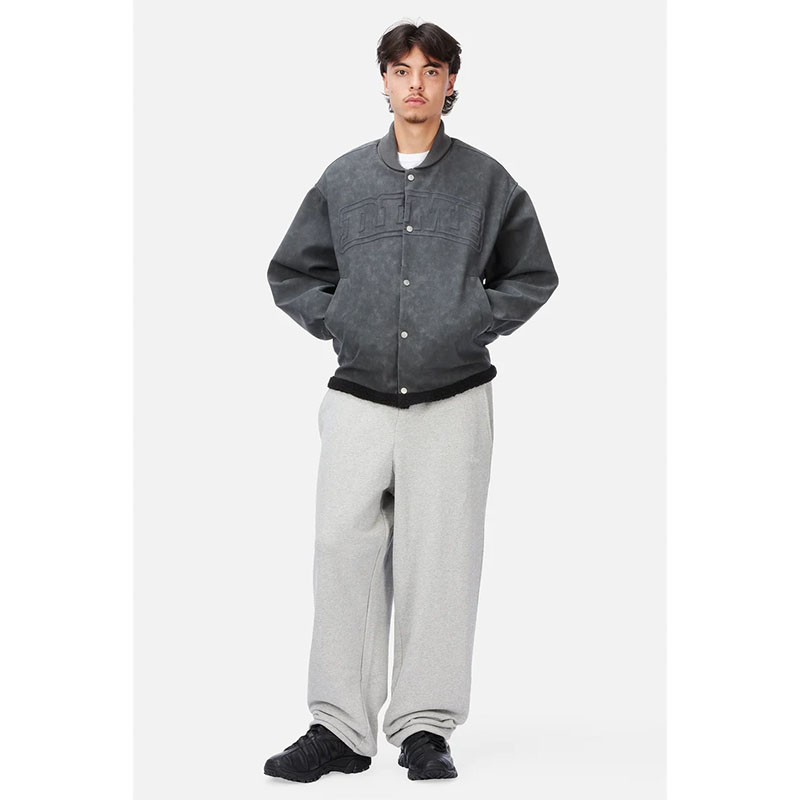 Dime MTL(ダイム)/ FAUX SUEDE VARSITY JACKET -2.COLOR-