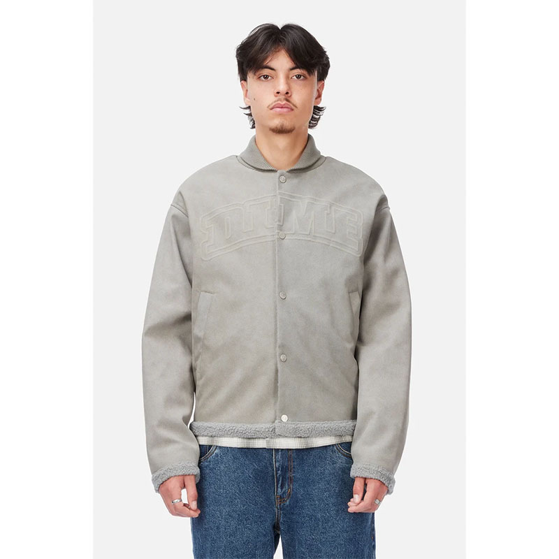 Dime MTL(ダイム)/ FAUX SUEDE VARSITY JACKET -2.COLOR-