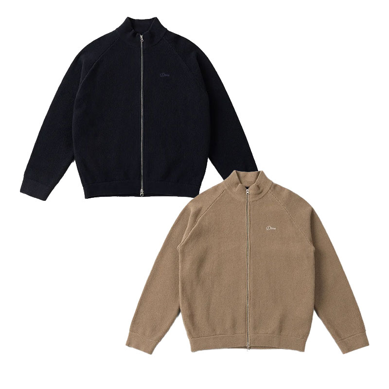 Dime MTL(ダイム)/ KNITTED PIQUE ZIP SWEATER -2.COLOR-