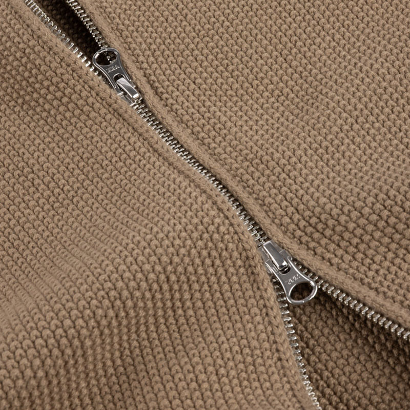 Dime MTL(ダイム)/ KNITTED PIQUE ZIP SWEATER -2.COLOR-