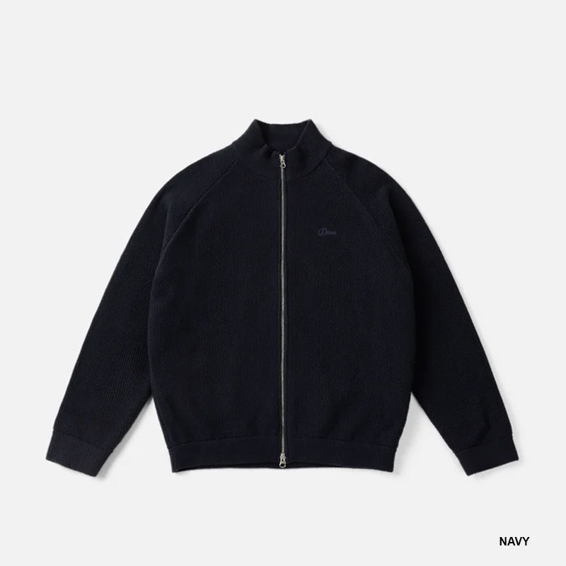 Dime MTL(ダイム)/ KNITTED PIQUE ZIP SWEATER -2.COLOR-