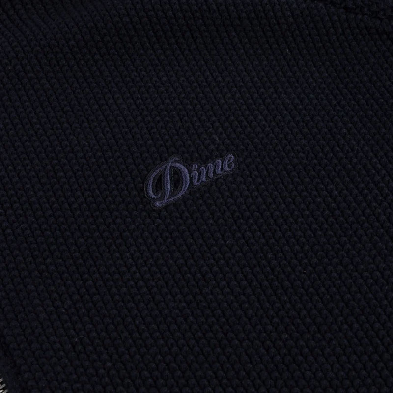 Dime MTL(ダイム)/ KNITTED PIQUE ZIP SWEATER -2.COLOR-