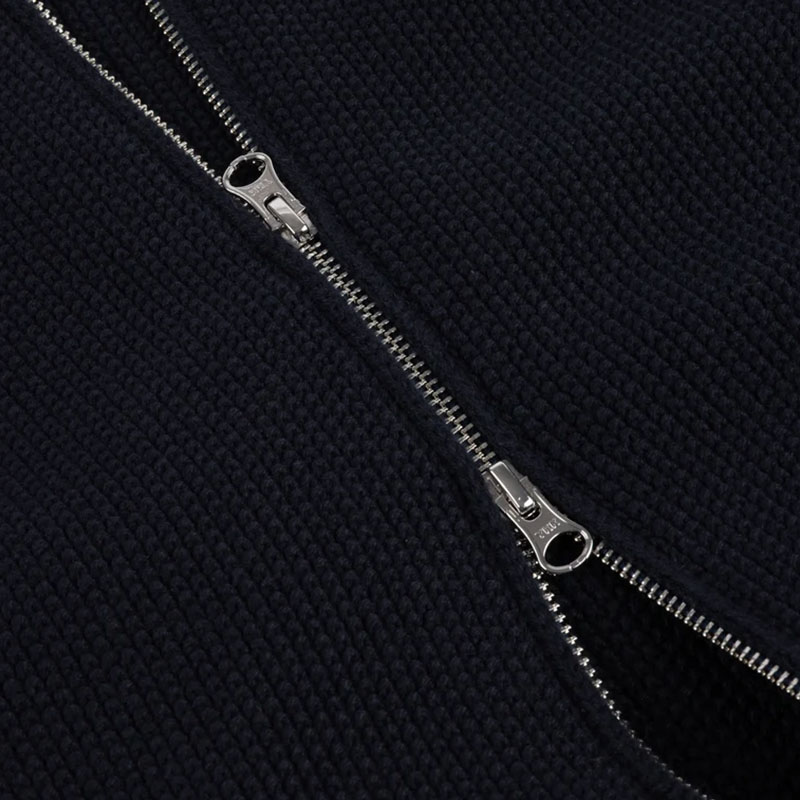 Dime MTL(ダイム)/ KNITTED PIQUE ZIP SWEATER -2.COLOR-