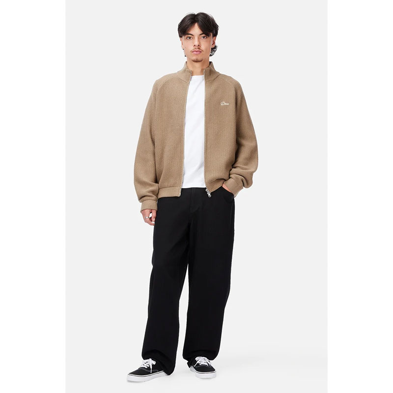 Dime MTL(ダイム)/ KNITTED PIQUE ZIP SWEATER -2.COLOR-