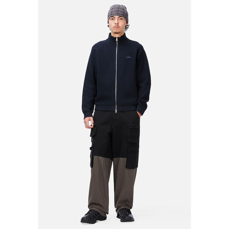 Dime MTL(ダイム)/ KNITTED PIQUE ZIP SWEATER -2.COLOR-