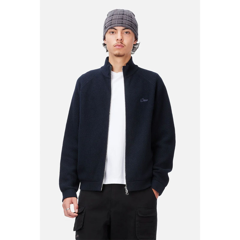 Dime MTL(ダイム)/ KNITTED PIQUE ZIP SWEATER -2.COLOR-