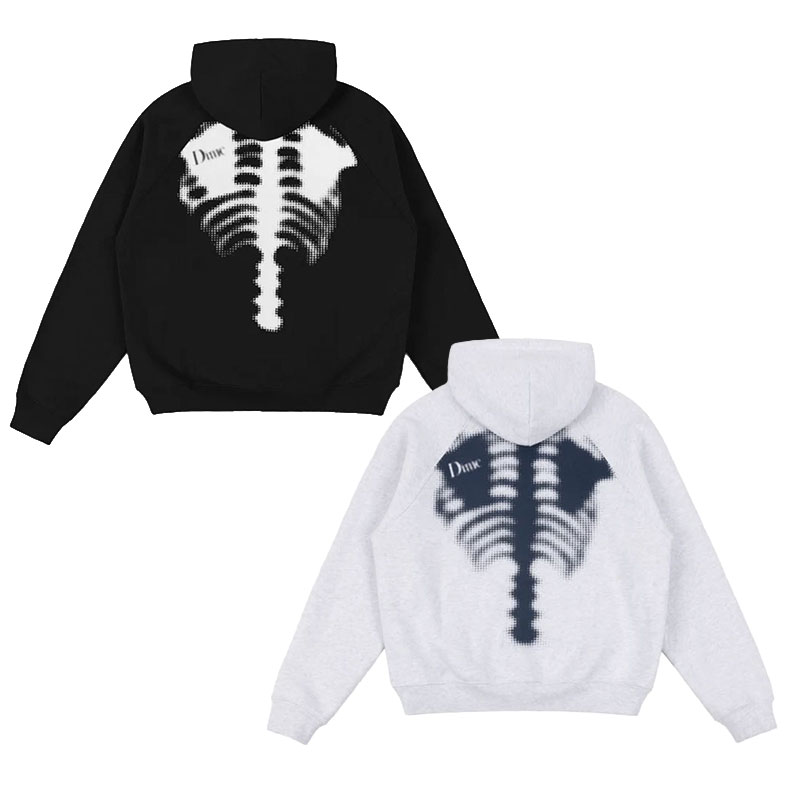 Dime MTL(ダイム)/ SPINAL ZIP HOODIE -2.COLOR-