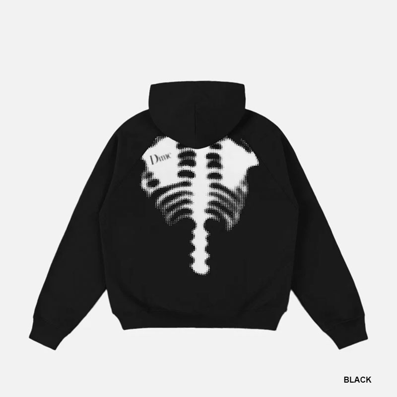 Dime MTL(ダイム)/ SPINAL ZIP HOODIE -2.COLOR-