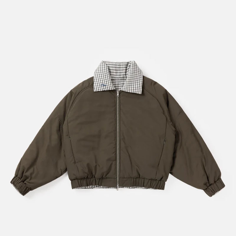 Dime MTL(ダイム)/ REVERSIBLE BOMBER JACKET -2.COLOR- (LADIES)