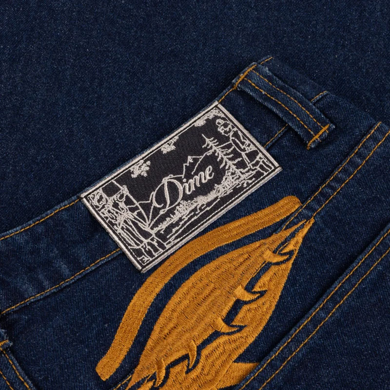 Dime MTL(ダイム)/ BAGGY WINK DENIM PANTS -INDIGO-