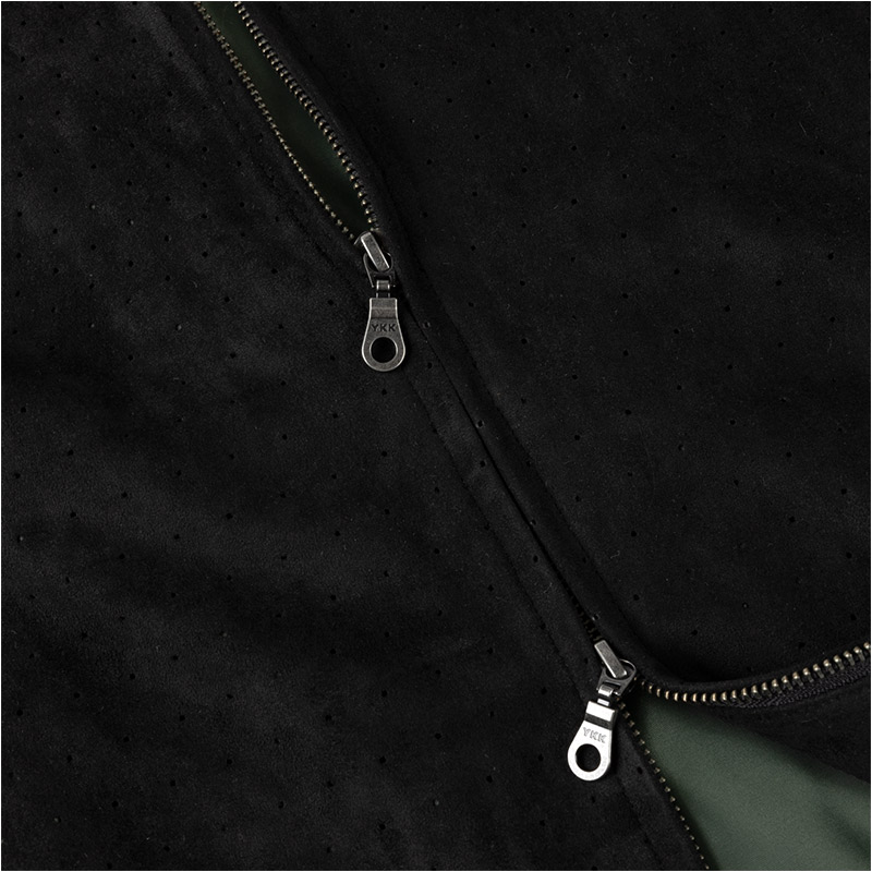 Dime MTL(ダイム)/ PERFORATED FAUX SUEDE JACKET -2COLOR-