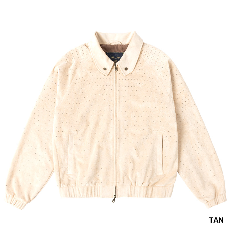 Dime MTL(ダイム)/ PERFORATED FAUX SUEDE JACKET -2COLOR-