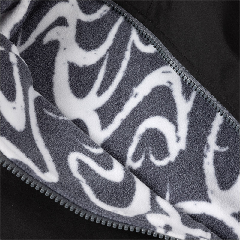 Dime MTL(ダイム)/ REVERSIBLE CHLLING FLEECE -GREY/BLACK-