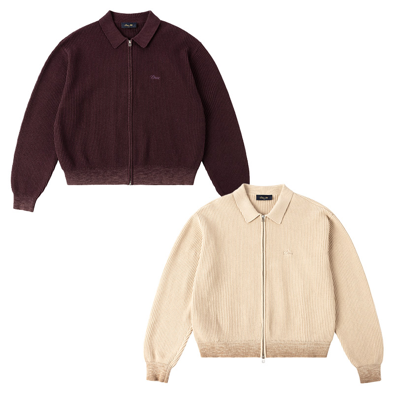 Dime MTL(ダイム)/ DOUBLE ZIP KNIT -2COLOR-