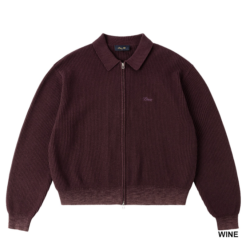 Dime MTL(ダイム)/ DOUBLE ZIP KNIT -2COLOR-