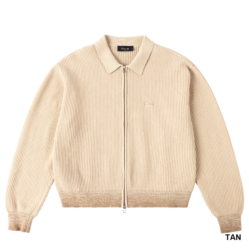 Dime MTL(ダイム)/ DOUBLE ZIP KNIT -2COLOR-