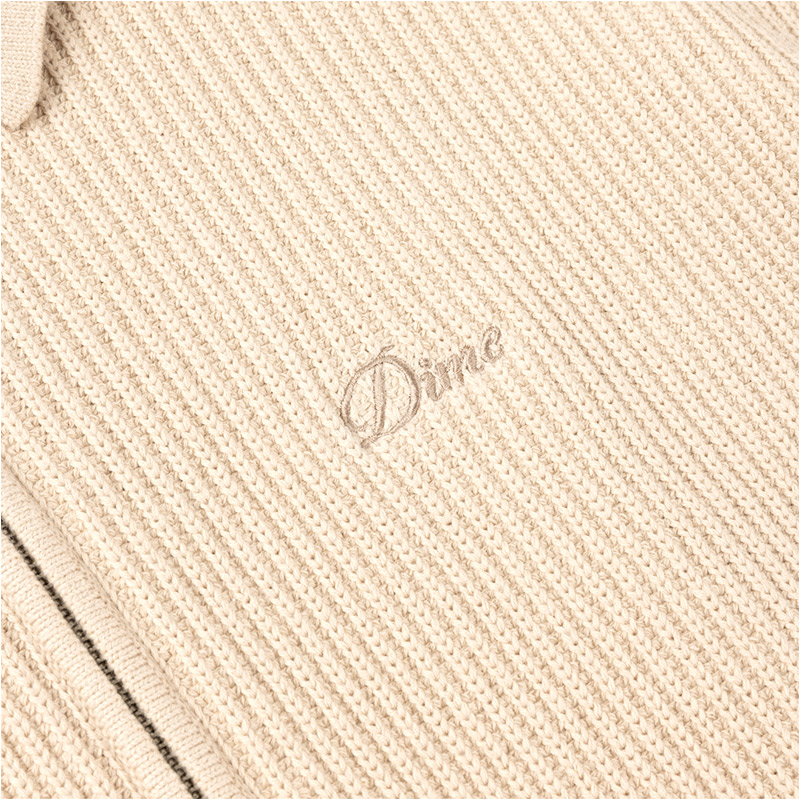Dime MTL(ダイム)/ DOUBLE ZIP KNIT -2COLOR-