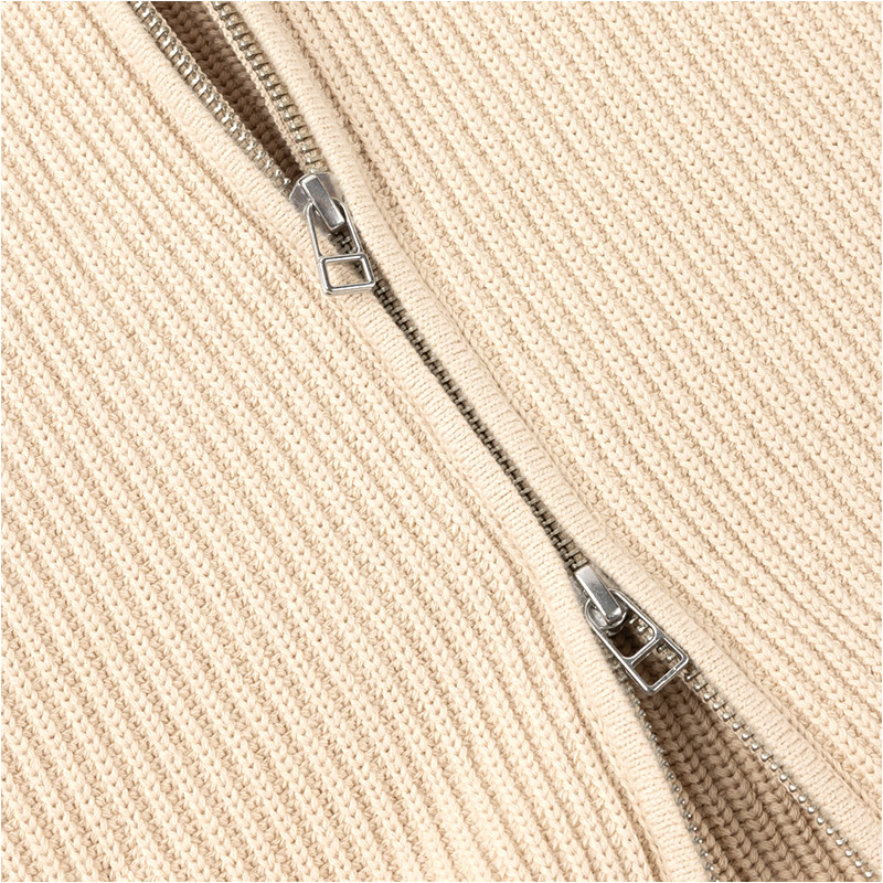 Dime MTL(ダイム)/ DOUBLE ZIP KNIT -2COLOR-