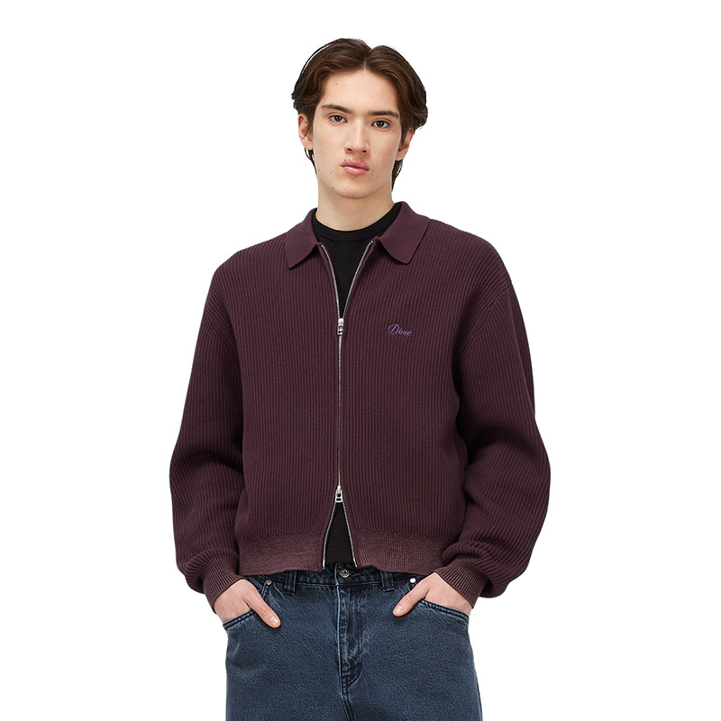 Dime MTL(ダイム)/ DOUBLE ZIP KNIT -2COLOR-