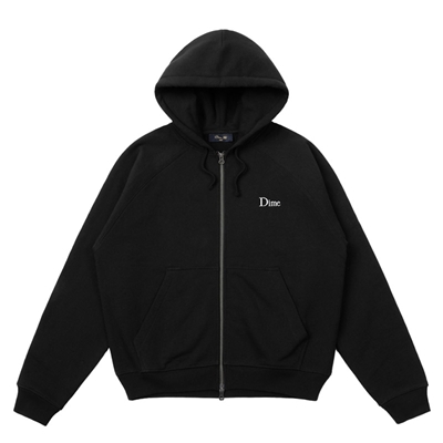 Dime MTL(ダイム)/ CLASSIC SMALL LOGO ZIP HOODIE -3COLOR-