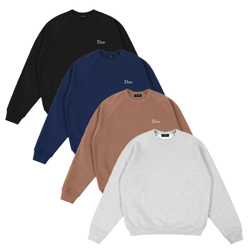 Dime MTL(ダイム)/ CLASSIC SMALL LOGO CREWNECK -4COLOR-