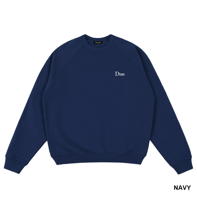 Dime MTL(ダイム)/ CLASSIC SMALL LOGO CREWNECK -4COLOR-