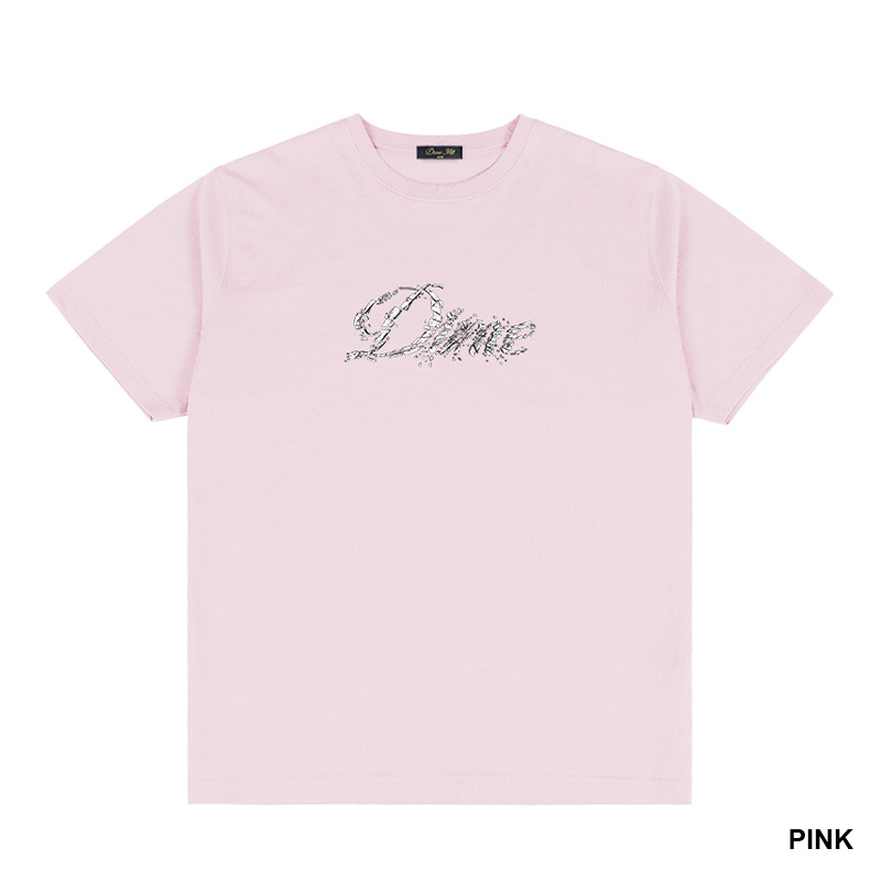 Dime MTL(ダイム)/ Cursive Smashed T-Shirt -3COLOR-