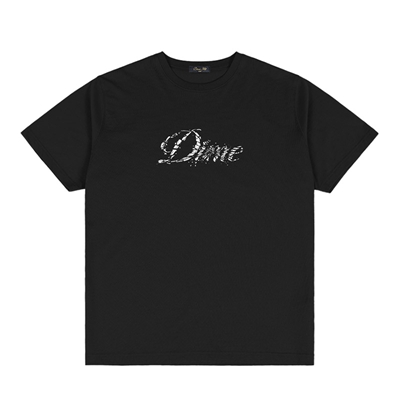 Dime MTL(ダイム)/ Cursive Smashed T-Shirt -3COLOR-