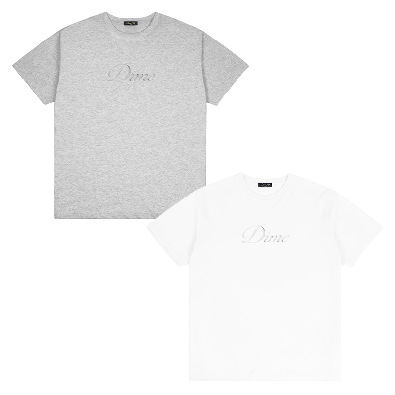 Dime MTL(ダイム)/ Cursive T-Shirt -2COLOR-