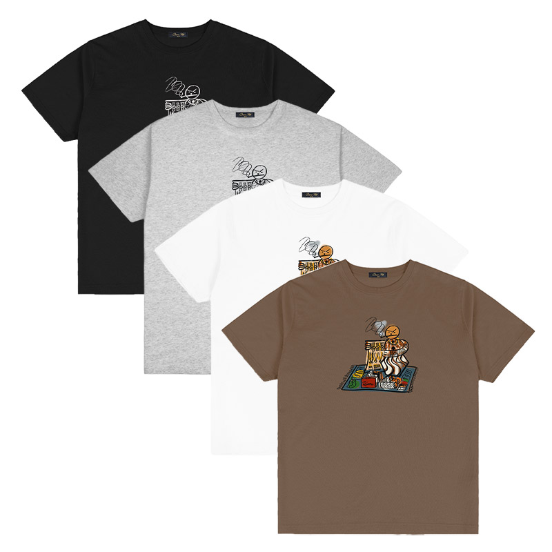 Dime MTL(ダイム)/ Snackman Dealer T-Shirt -4COLOR-