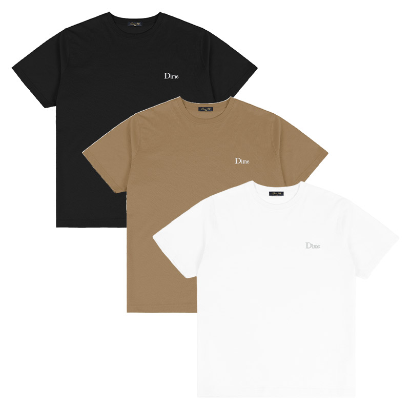 Dime MTL(ダイム)/ Classic Small Logo T-Shirt -3COLOR-