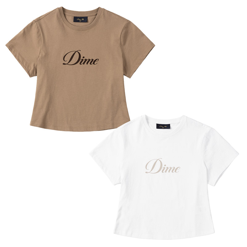 Dime MTL(ダイム)/ Cursive Tee -2COLOR- (LADYS)