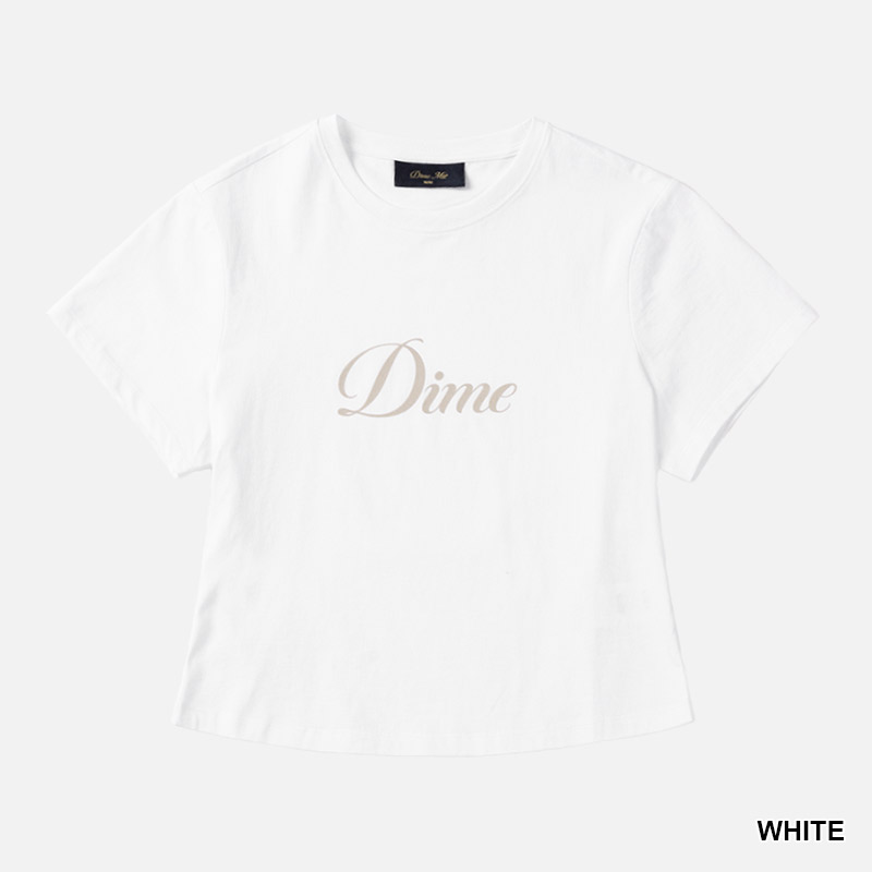Dime MTL(ダイム)/ Cursive Tee -2COLOR- (LADYS)