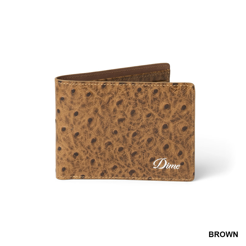 Dime MTL(ダイム)/ Fauxstrich Wallet -2COLOR-