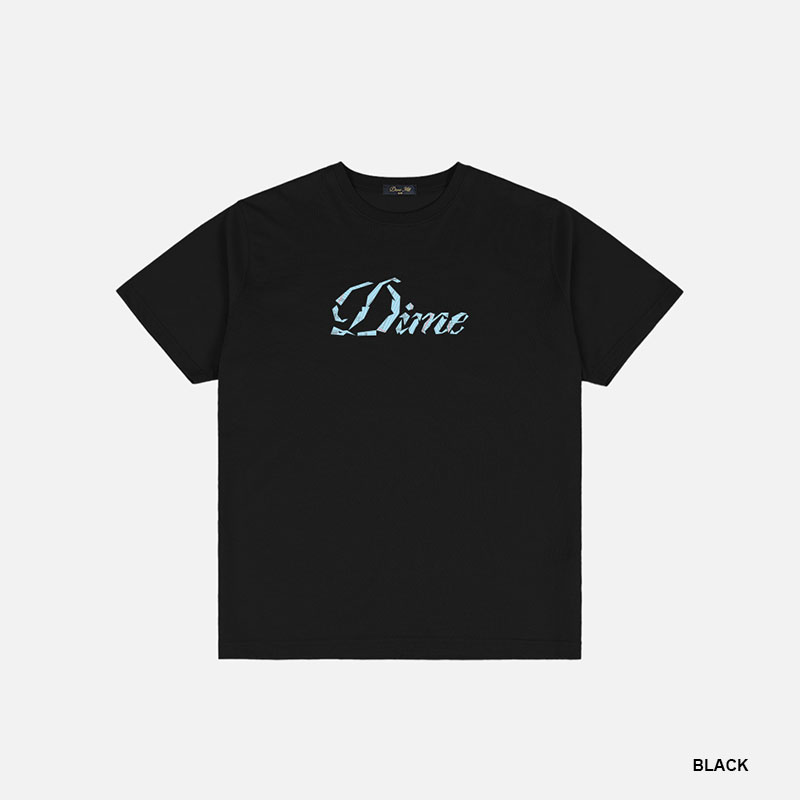 Dime MTL(ダイム)/ CURSIVE PAPER CUT T-SHIRT -4.COLOR-