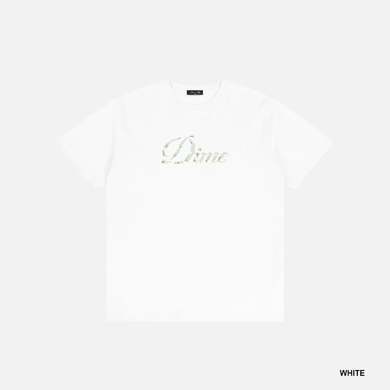 Dime MTL(ダイム)/ CURSIVE PAPER CUT T-SHIRT -4.COLOR-